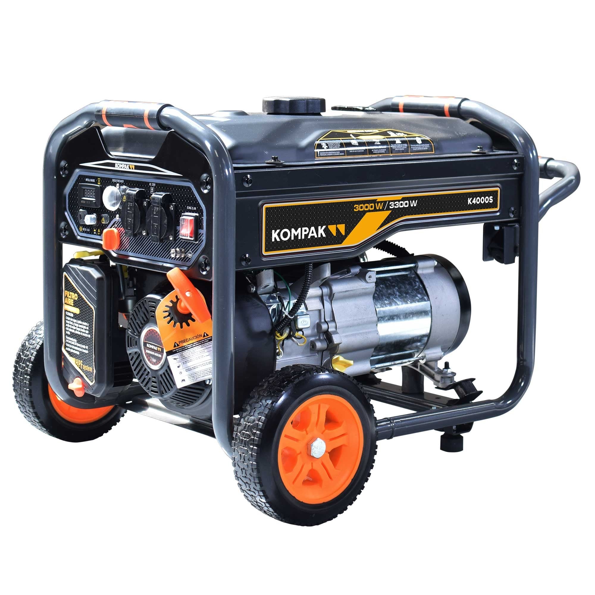 Gerador a gasolina K4000S com AVR KOMPAK 3,3 kW (KP-K4000S)