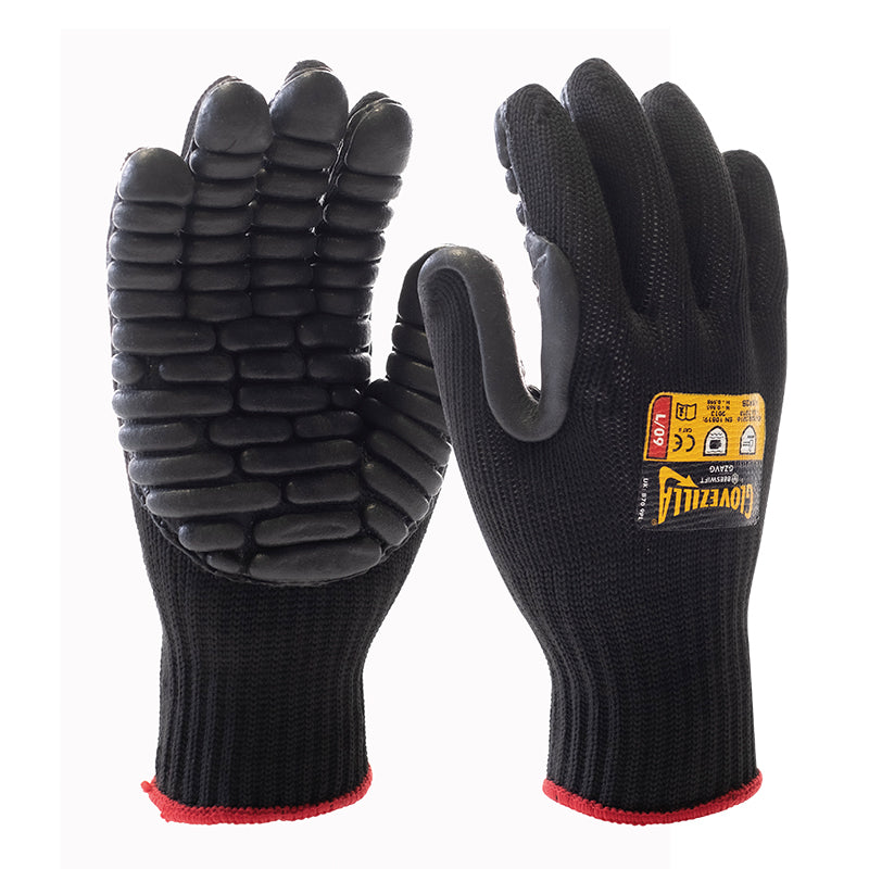 GLOVEZILLA-VIBRASTOP, luva antivibração ISO 10819
