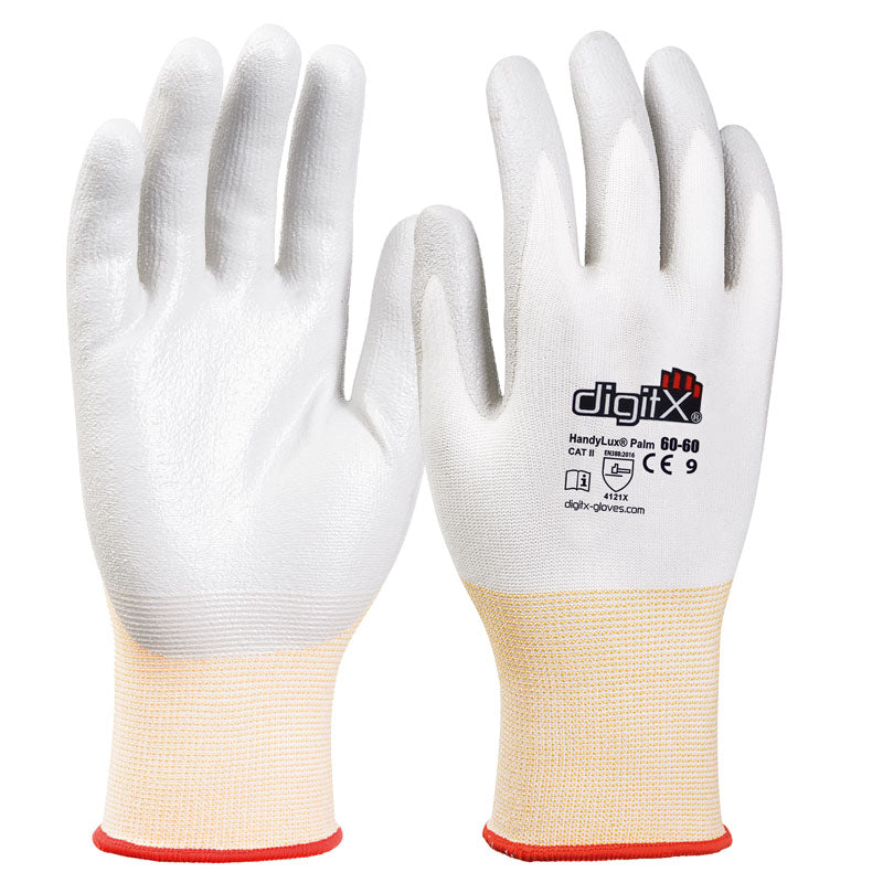 HANDILUX Palm, luvas de lycra-nitrila anti-impressão digital (12 pares)