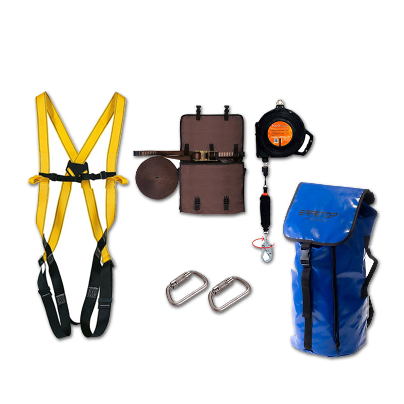 Equipamento de Proteção Profissional HORIZ PLUS XL, kit C/80071B+80266-20+2x80120+80810 10m+80169 para segurança profissional