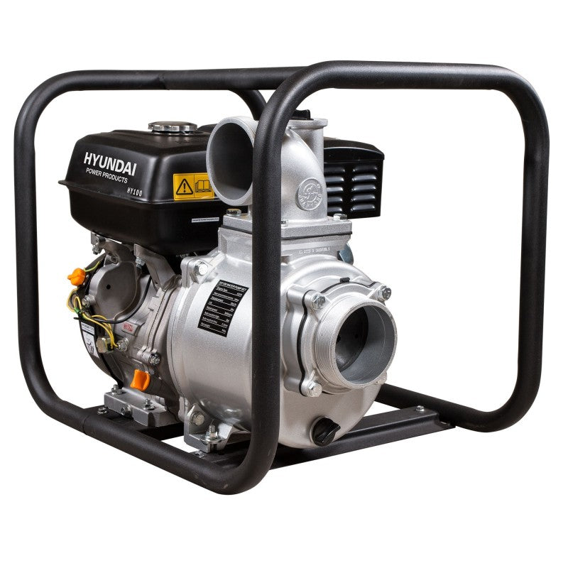 Bomba de água a gasolina HY100 HYUNDAI 1330 l/min para água limpa (HY-HY100)