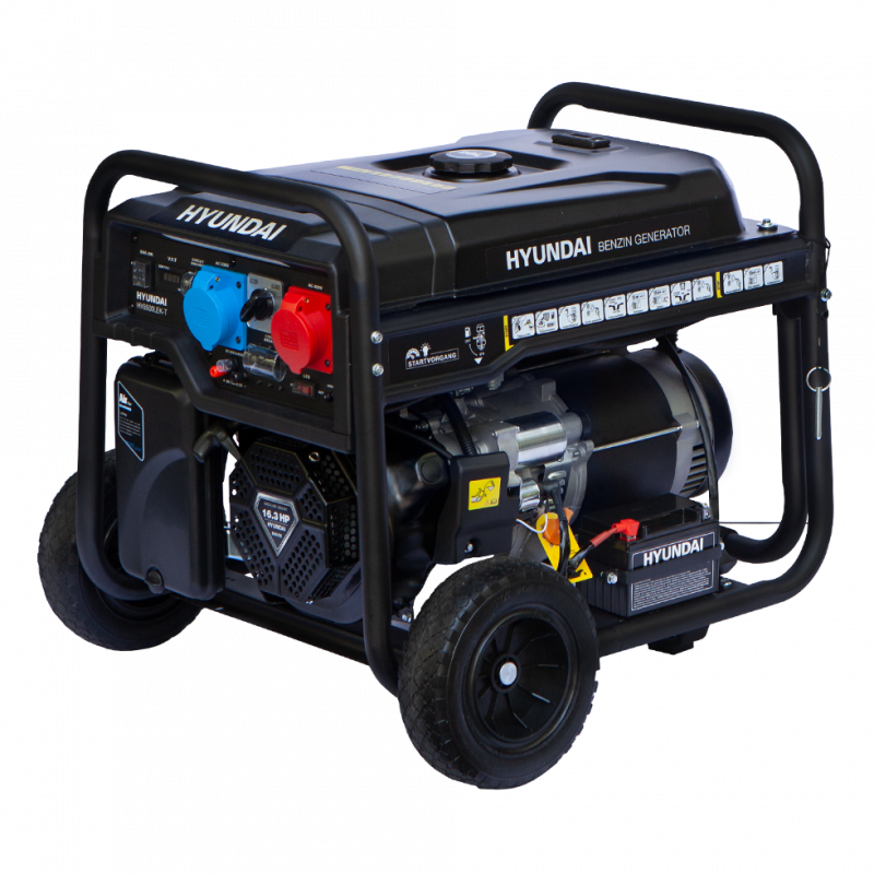 Gerador Elétrico de Potência Total HY10100LEK-T 7,7 kW / 10,6 kVA Hyundai (HY-HY10100LEK-T)