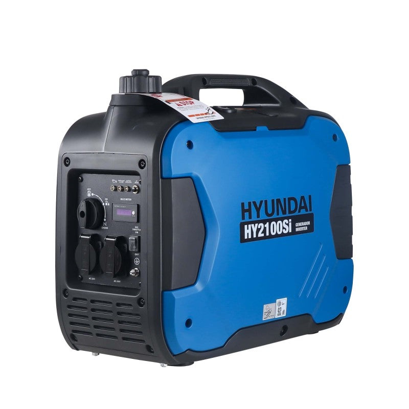 Gerador elétrico inversor monofásico a gasolina HY2100Si de 2 kW HYUNDAI (HY-HY2100Si)