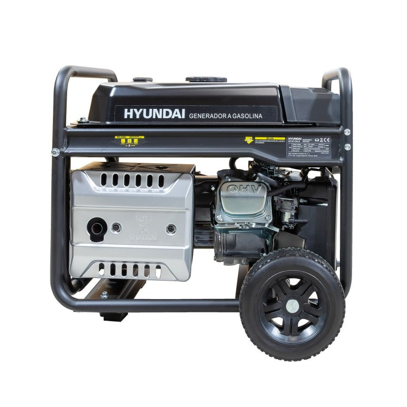 Gerador elétrico monofásico a gasolina Hyundai HY4110LK de 3,3 kW (HY-HY4110LK)