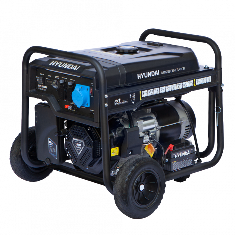 Gerador a gasolina monofásico HY9100LEK de 6,5 kW (HY-HY9100LEK)