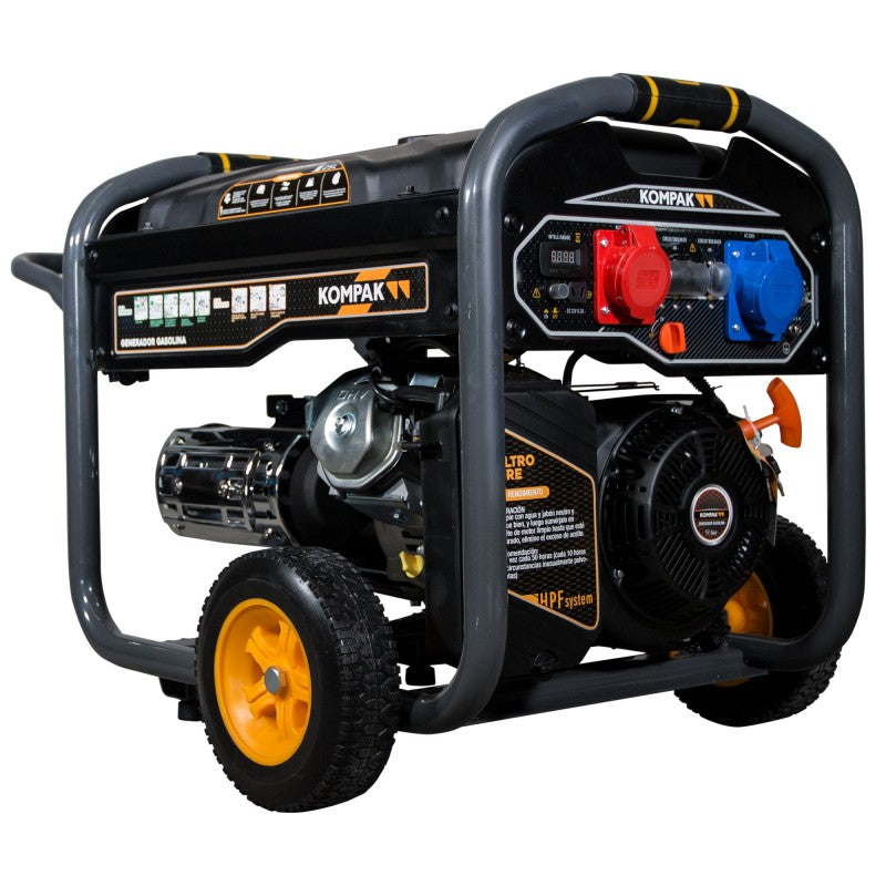 Gerador a gasolina K10000TE-T com AVR KOMPAK FULLPOWER 10 kVA (KP-K10000TE-T)