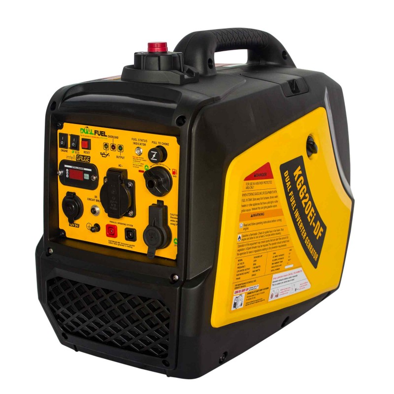 Gerador inversor de combustível duplo KGG20Ei-DF 2,3 kW (KP-KGG20Ei-DF)