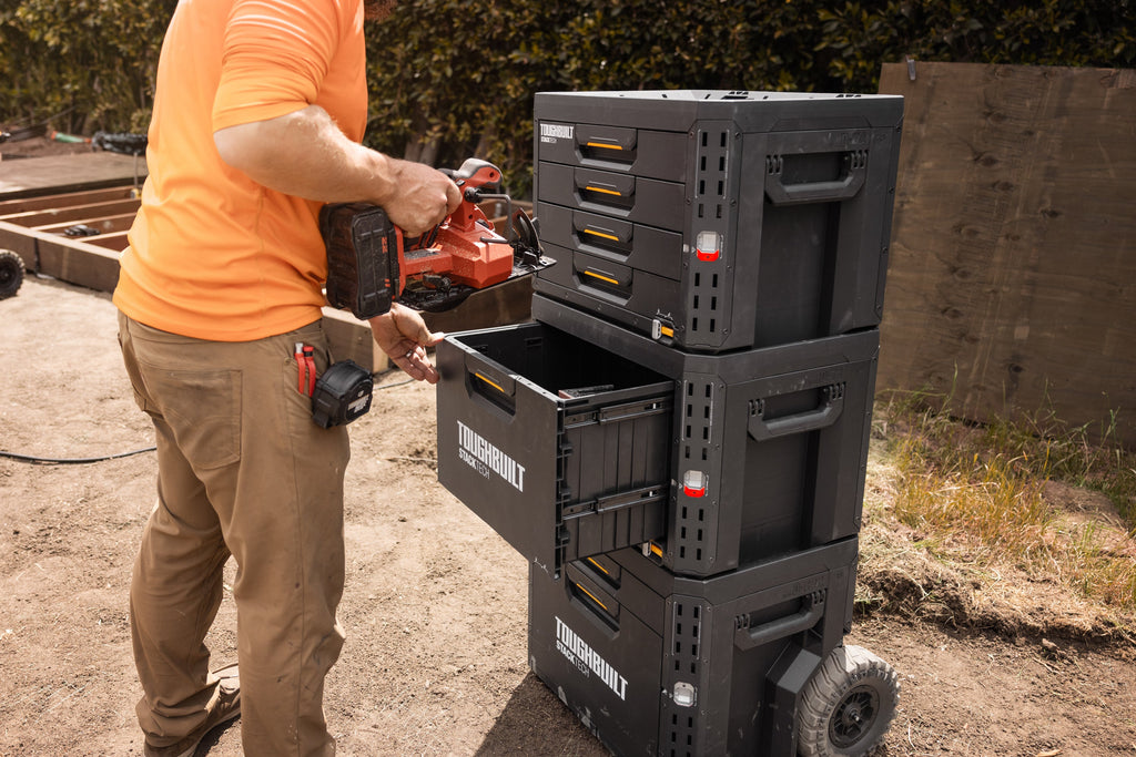 Caixa de ferramentas Toughbuilt StackTech XL de 4 gavetas Locking Box TB-B1-D-74-BEA – imagem 10