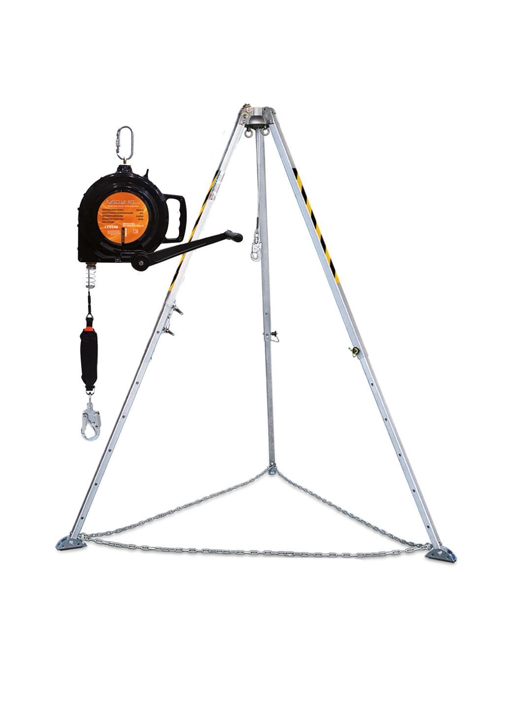 KIT CONFINAPLUS tripé 80377 + socorrista retrátil 80308-25 equipamento de proteção profissional