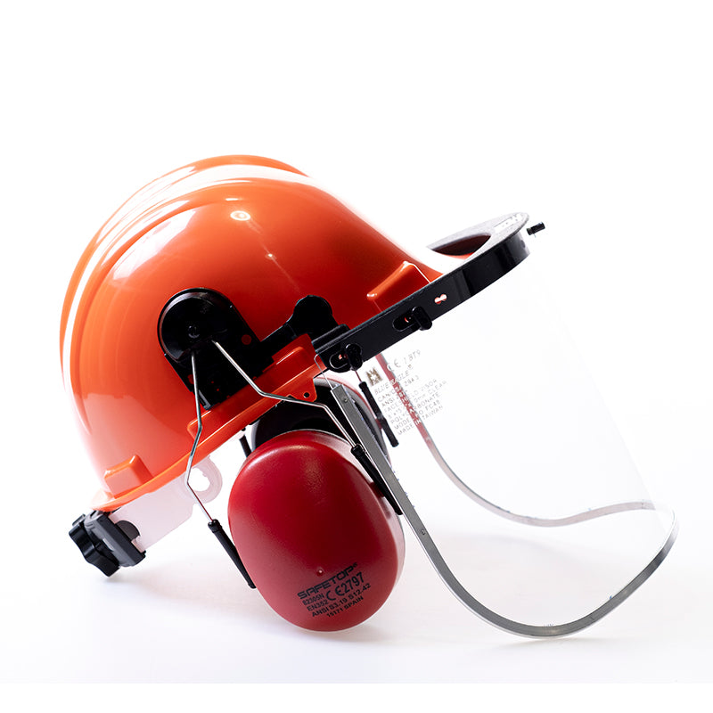 Kit Superface-SR, con casco, protector auditivo y protector facial