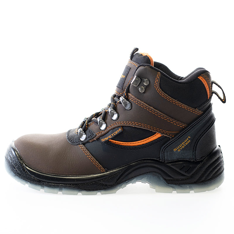 LEMAIO, bota de trekking em pele de pônei marrom (não EPI) equipamento de proteção profissional