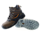 LEMAIO, bota de trekking em pele de pônei marrom (não EPI)