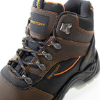 LEMAIO, bota de trekking em pele de pônei marrom (não EPI)