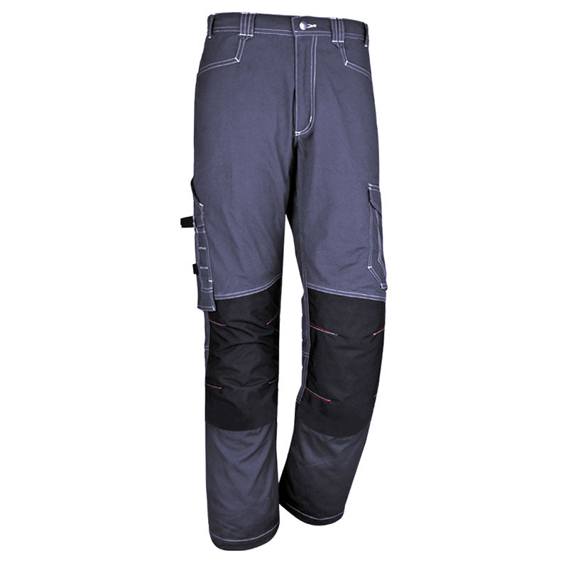LEMOS, calças 100% algodão com joelheiras Cordura equipamento de proteção profissional