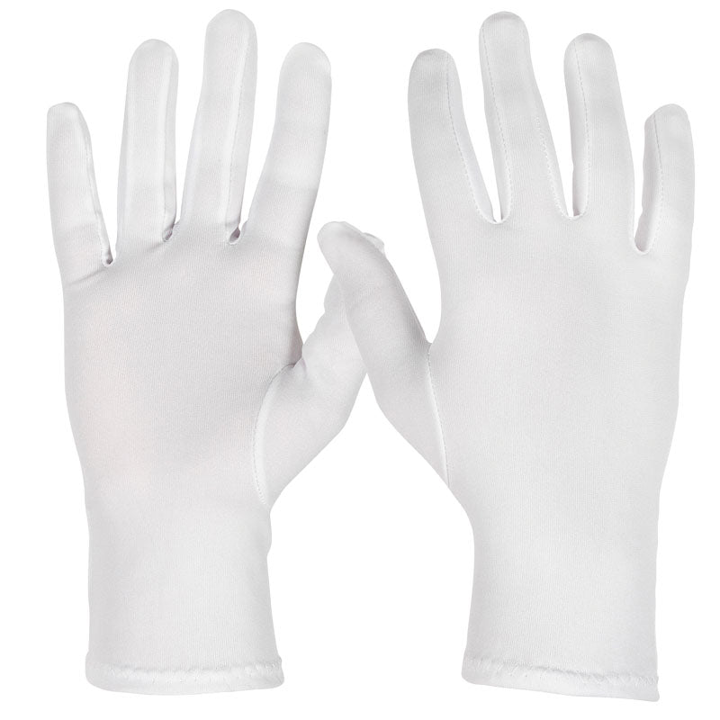 LIGHT PARADE, guante blanco de algodón, talla única (12 unidades)