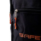 MOCHILA P-Equippo negra impermeable 50x35x20cm, varios bolsillos