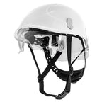 Capacete de Segurança MONTANA, Capacete dielétrico EN397, EN50365 com tira de queixo e viseira transparente equipamento de proteção profissional