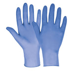 NITRISAFE, Luva Descartável de Nitrilo Azul 3,5 gr (100 unidades)