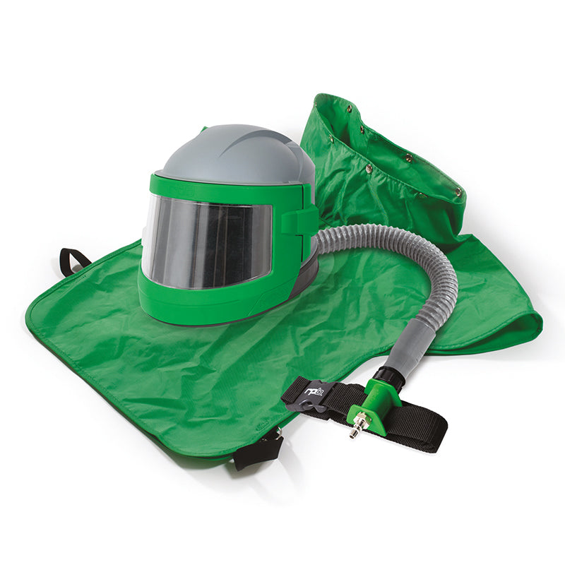 NOVA 3 para jateamento de areia (coifa, mangueira e regulador) equipamento de proteção profissional