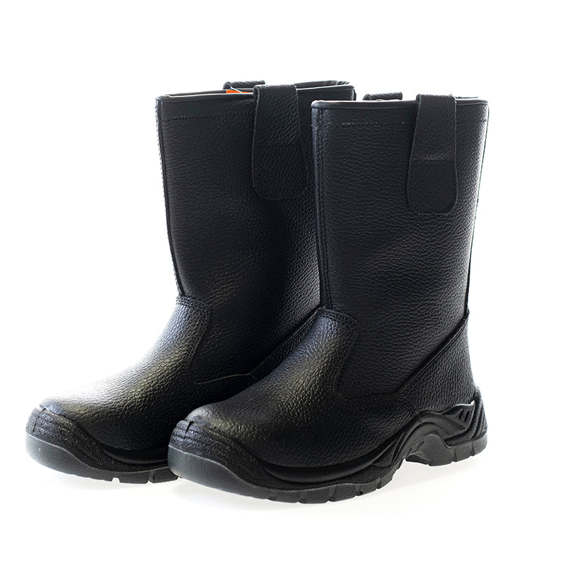 OHIO, bota S3 de cano médio, em couro de búfalo