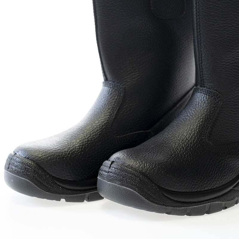 OHIO, bota S3 de cano médio, em couro de búfalo