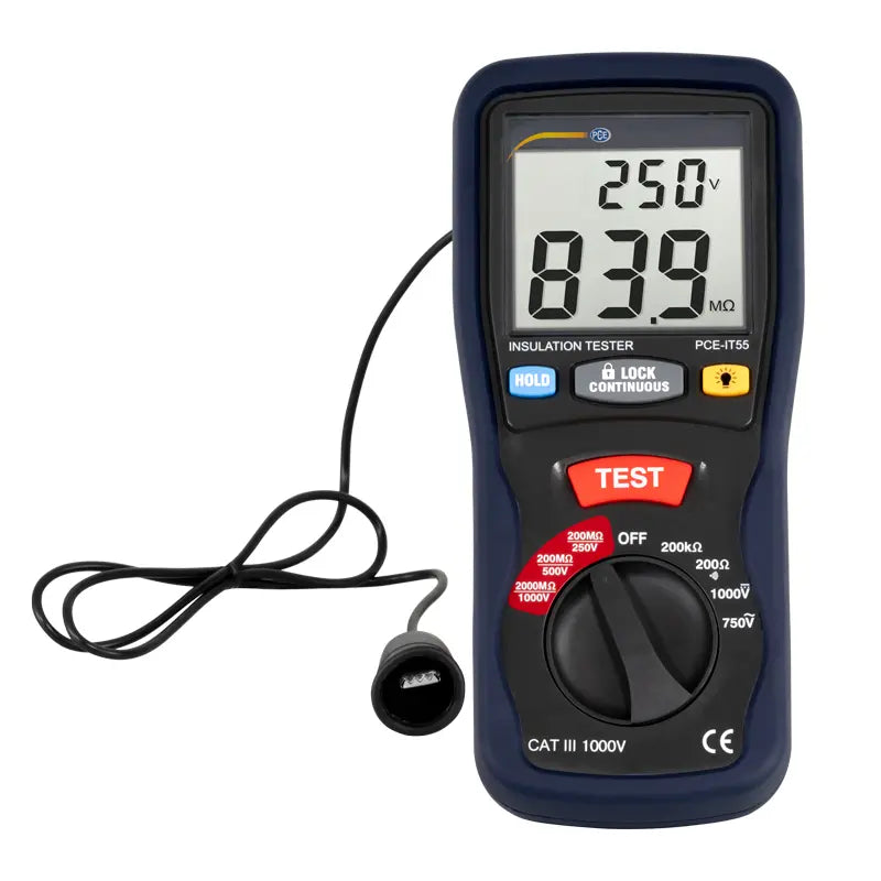 Ohmímetro PCE-IT55