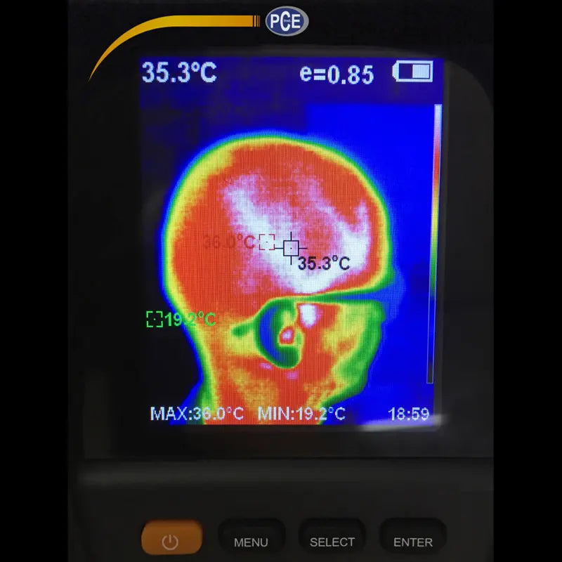 Câmera termográfica PCE-TC 33N-ICA