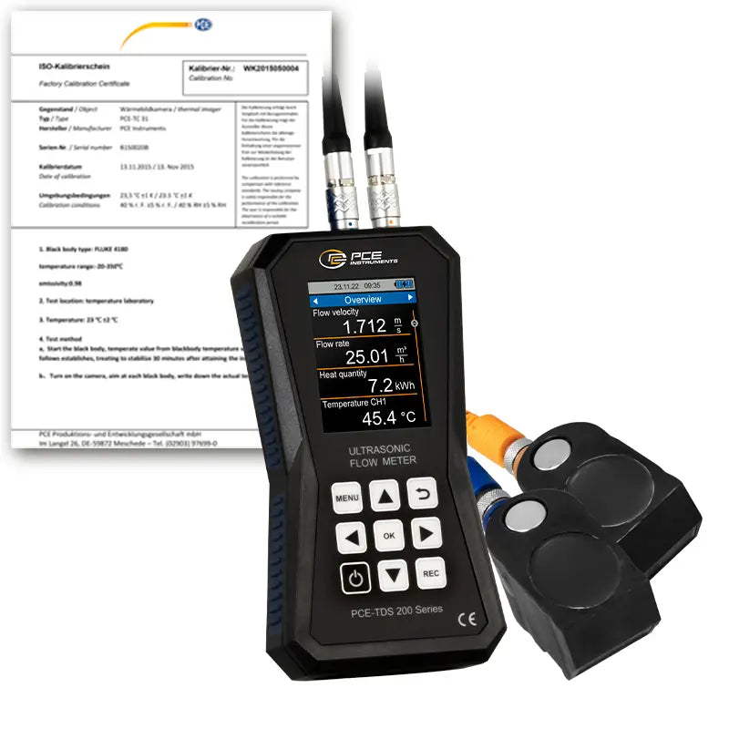 Medidor de caudal PCE-TDS 200 M-ICA