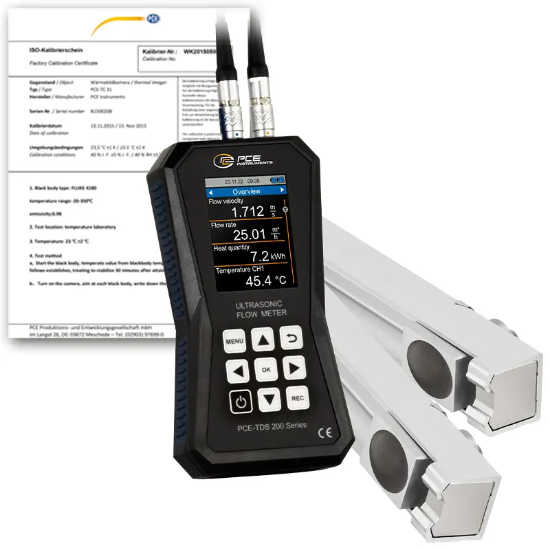 Medidor de caudal PCE-TDS 200 MR-ICA