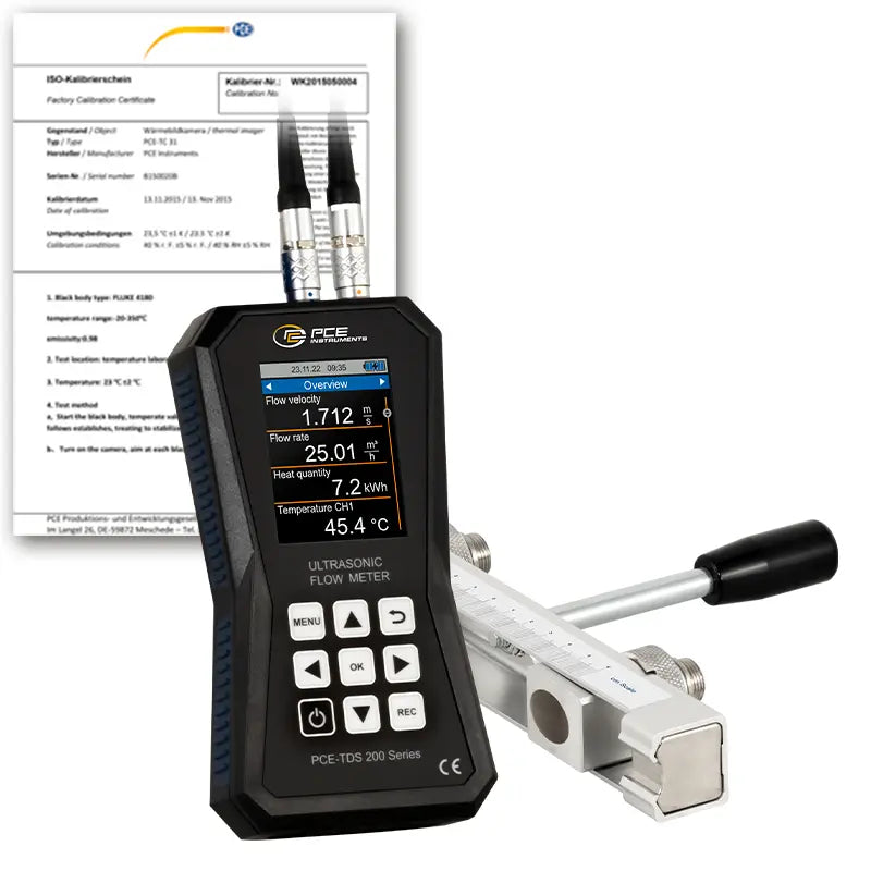 Medidor de vazão PCE-TDS 200 SR-ICA
