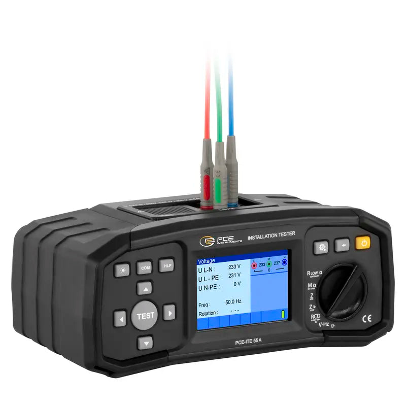 Comprobador de instalación PCE-ITE 55A