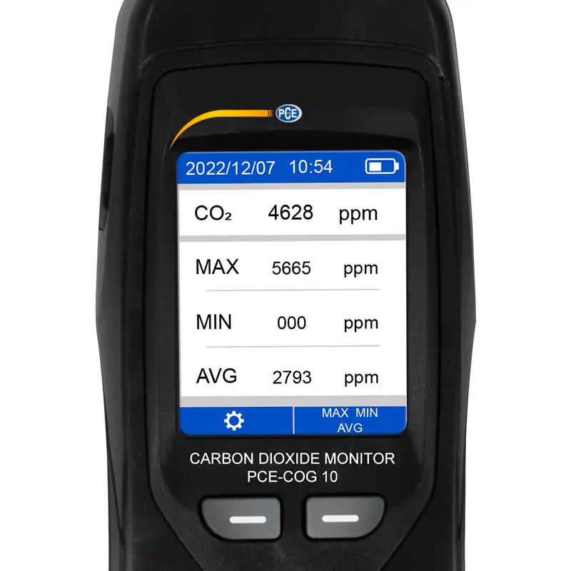 Medidor de CO e CO2 PCE-COG 10
