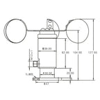 Sensor de vento PCE-FST-200-201-H