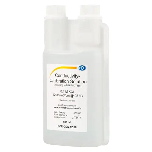 Solución de calibración de conductividad 1413µS/cm PCE-CDS-1413