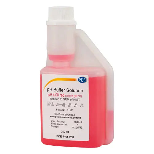 Solução de calibração de pH4 PCE-PH4