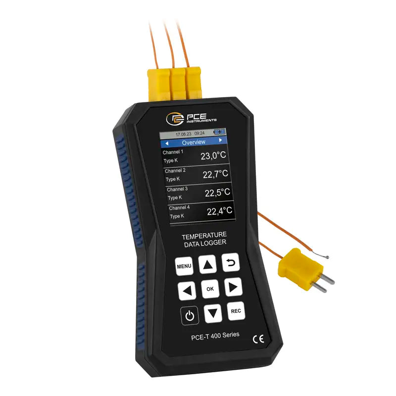 Termómetro PCE-T 420-ICA, incluye certificado de calibración ISO