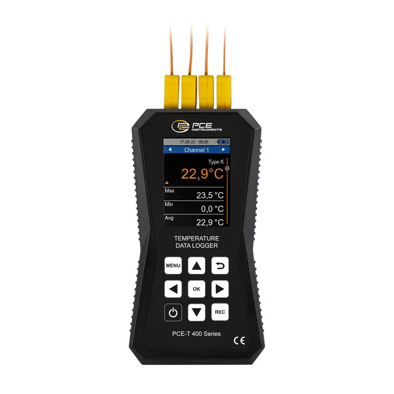 Termómetro PCE-T 420-ICA, incluye certificado de calibración ISO