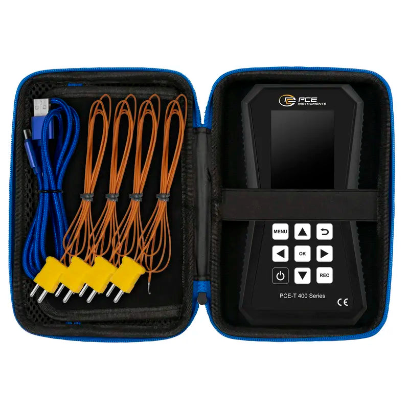 Termómetro PCE-T 420-ICA, incluye certificado de calibración ISO