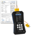 Termómetro PCE-T 420-ICA, incluye certificado de calibración ISO