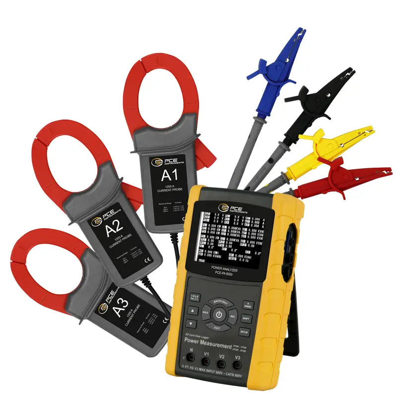 Wattímetro PCE-PA 8000