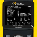 Wattímetro PCE-PA 8000