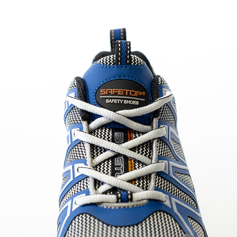 Sapato de microfibra azul sem metal S1P - PERLIO Azul