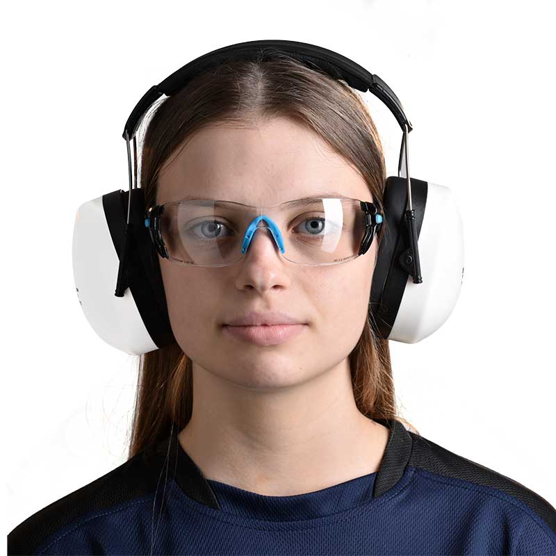Gafas transparentes universales, 1F T PHIBES (10 Unidades)