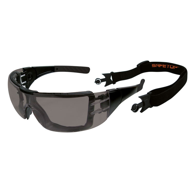 Gafas de sol PINTHEGA 2 en 1 con lentes ahumadas y banda interna, 1F (paquete de 8)