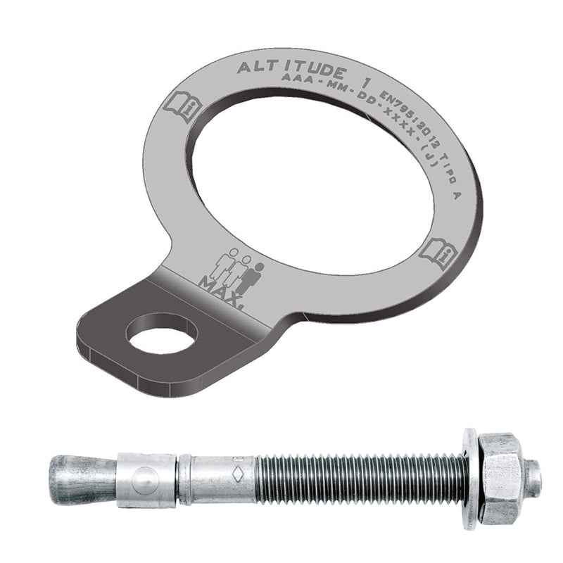 Dispositivo de Ancoragem Placa de Ancoragem 70 mm para 3 Operadores