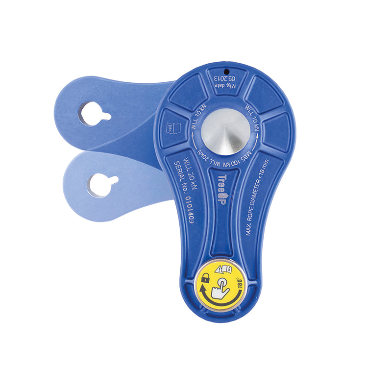 Polia PinLock, com trava para cordas até 18 mm EN12278