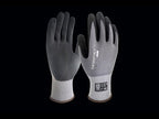 SANDYTACT, Guantes de nitrilo poroso tipo Sandy, gris-negro (12 pares)