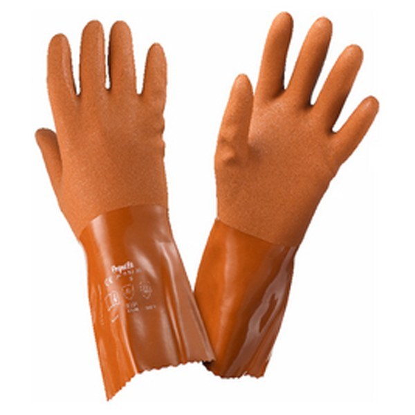 REDGRIP, guante mecánico-químico de PVC, RESISTENTE, flexible (10 pares)