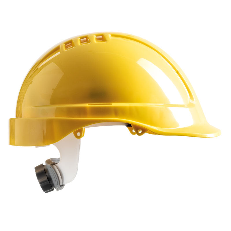 Capacete de Segurança Capacete SAFETOP SV, viseira curta e orifícios de ventilação, EN397