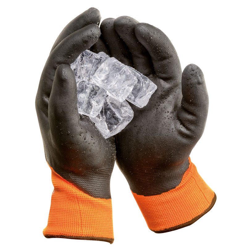 SCANDILUX, luva de nitrilo impermeável e anti-frio com forro (12 pares)